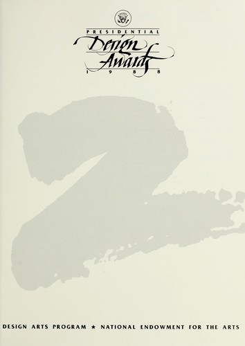 Cover for Presidential design awards 1988