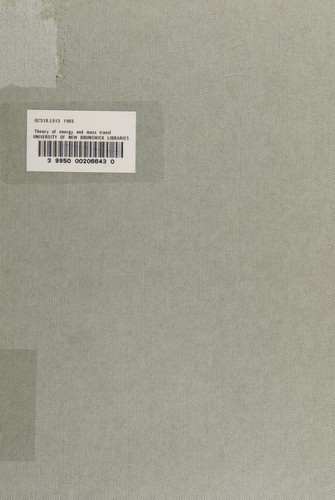 Cover for Heat and mass transfer in technological processes
