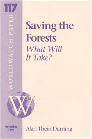 Cover for Saving the forests