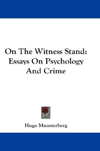 Cover for On The Witness Stand