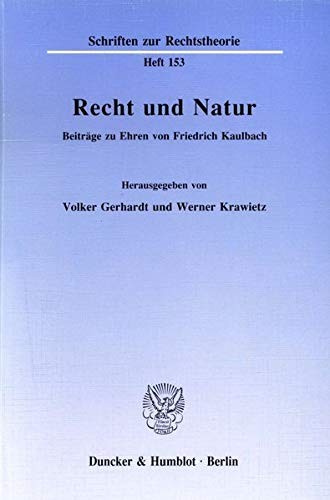 Cover for Recht und Natur