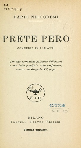 Cover for Prete Pero