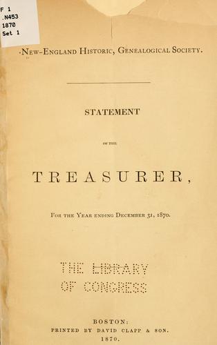 Cover for Financial statetment ...
