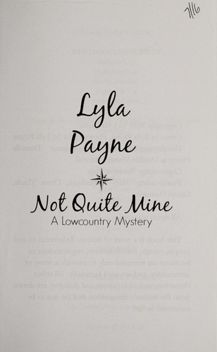 Cover for Not quite mine