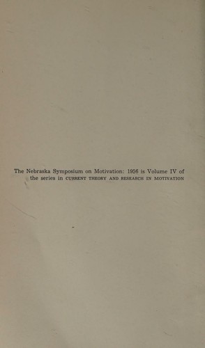 Cover for Nebraska Symposium on Motivation