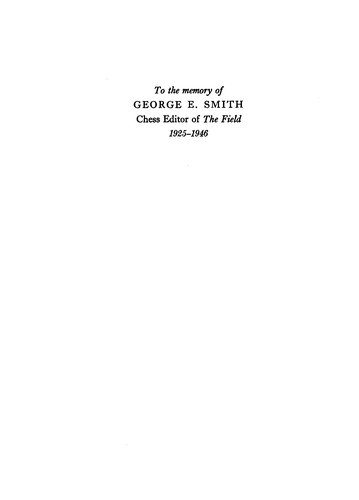 Cover for Tarrasch's Best Games of Chess