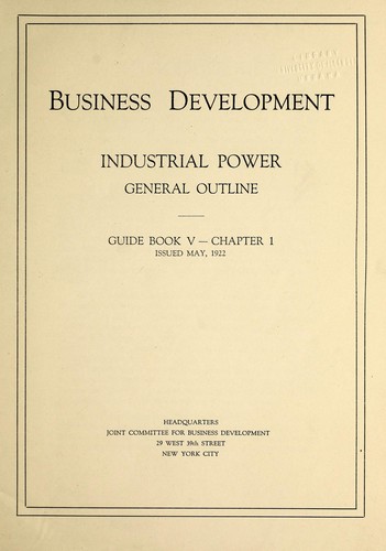 Cover for Business development