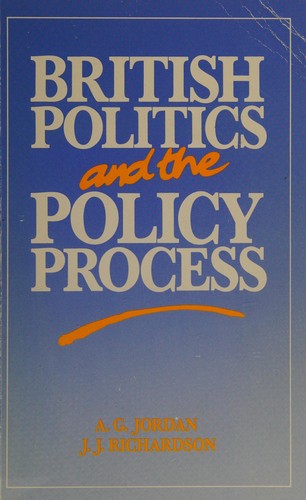 Cover for British politics and the policy process