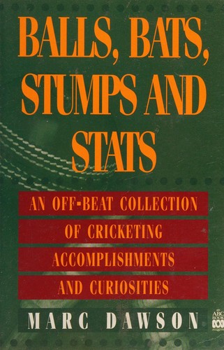 Cover for Balls, bats, stumps and stats