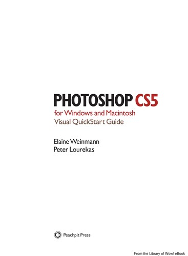 Cover for Photoshop CS5 for Windows and Macintosh