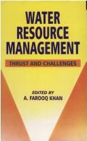 Cover for Water Resource Management - Thrust and Challenges
