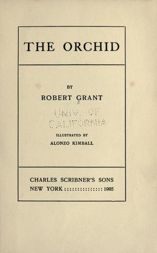 Cover for The orchid