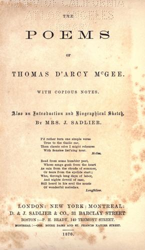 Cover for Poems