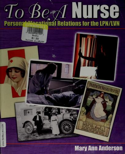 Cover for To be a nurse