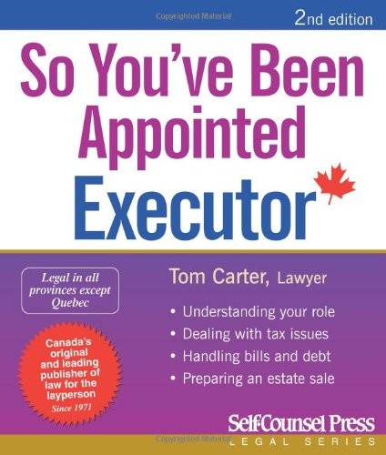 Cover for So You've Been Appointed Executor