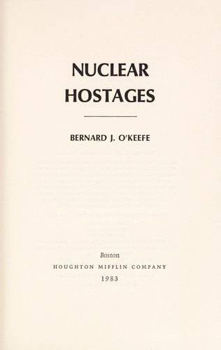 Cover for Nuclear hostages
