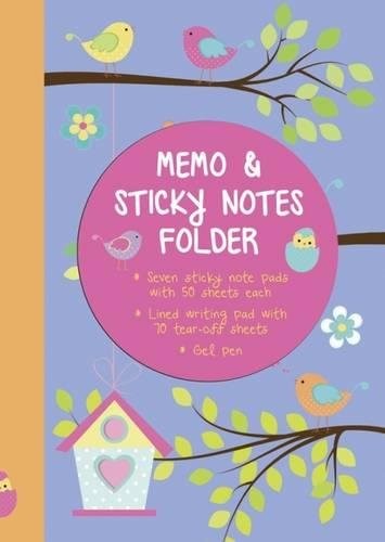 Cover for Memo & Sticky Notes Folder : Cute Birds
