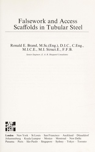 Cover for Falsework and access scaffolds in tubular steel