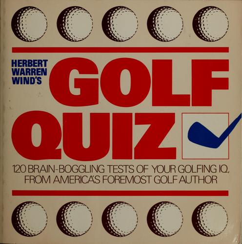 Cover for Golf quiz