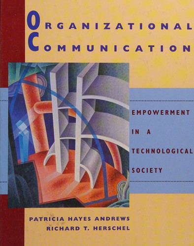 Cover for Organizational communication