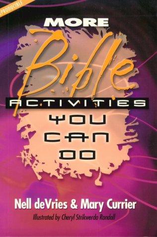 Cover for More Bible Activities You Can Do (ReproBooks)