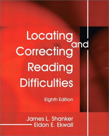 Cover for Locating and Correcting Reading Difficulties, Eighth Edition