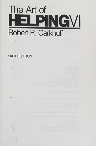 Cover for The Student Workbook for the Art of Helping VI