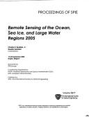 Cover for Remote Sensing of the Ocean, Sea Ice, and Large Water Regions, 2005