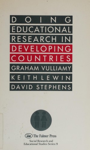 Cover for Doing educational research in developing countries