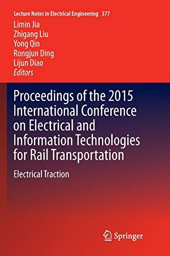 Cover for Proceedings of the 2015 International Conference on Electrical and Information Technologies for Rail Transportation