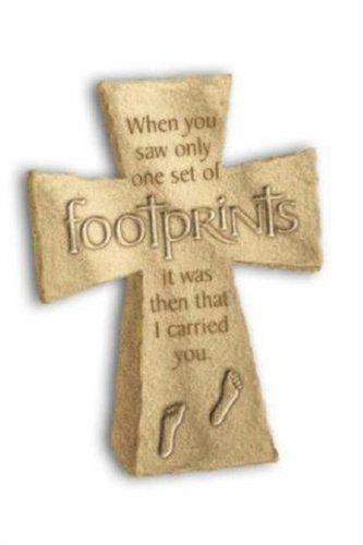 Cover for Footprints Resin Standing Cross