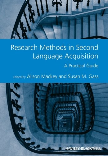 Cover for Research methods in second language acquisition