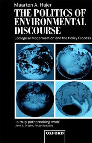 Cover for The politics of environmental discourse