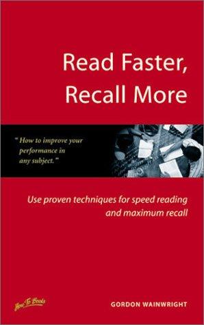 Cover for Read Faster, Recall More