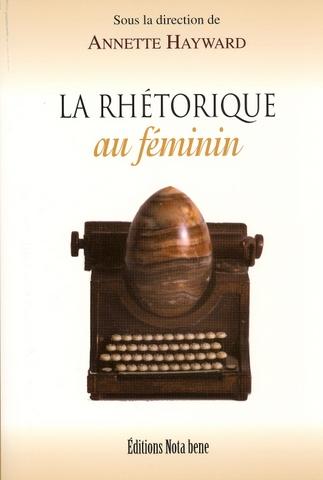 Cover for La rhétorique au feminin