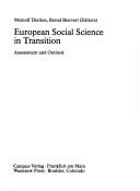 Cover for European social science in transition