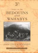 Cover for Notes on the Bedouins and Wahabys, Collected During His Travels in the East