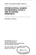 Cover for International marine environment policy
