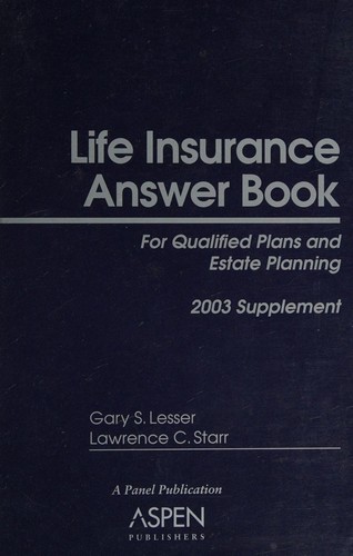 Cover for Life Insurance Answer Book