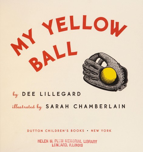 Cover for My yellow ball