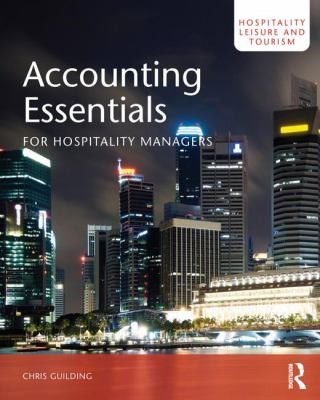 Cover for Accounting Essentials For Hospitality Managers