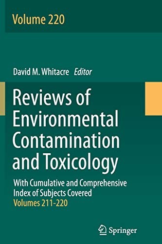 Cover for Reviews of Environmental Contamination and Toxicology