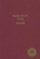 Cover for Short Story Index, 2001-2002 
