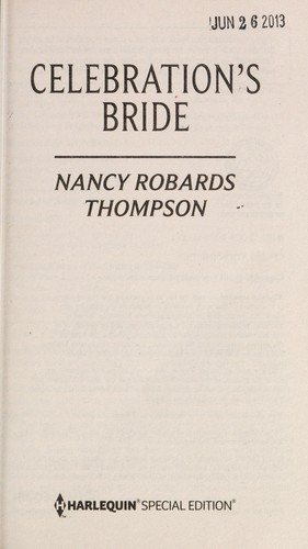 Cover for Celebration's bride