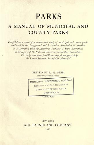 Cover for Parks
