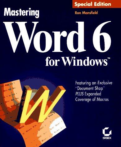 Cover for Mastering Word 6 for Windows