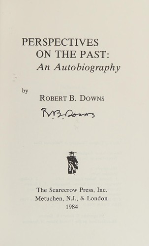 Cover for Perspectives on the past