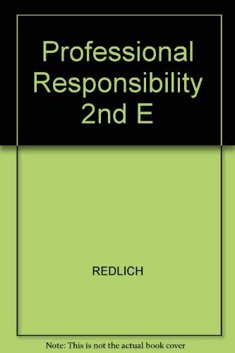 Cover for Professional responsibility