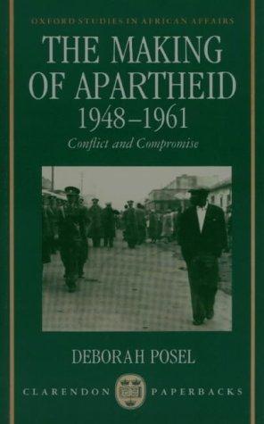 Cover for The Making of Apartheid, 1948-1961