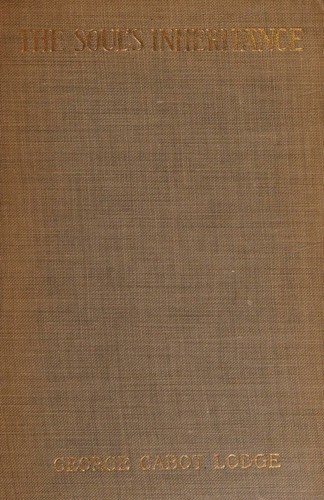 Cover for The soul's inheritance, and other poems [microform]